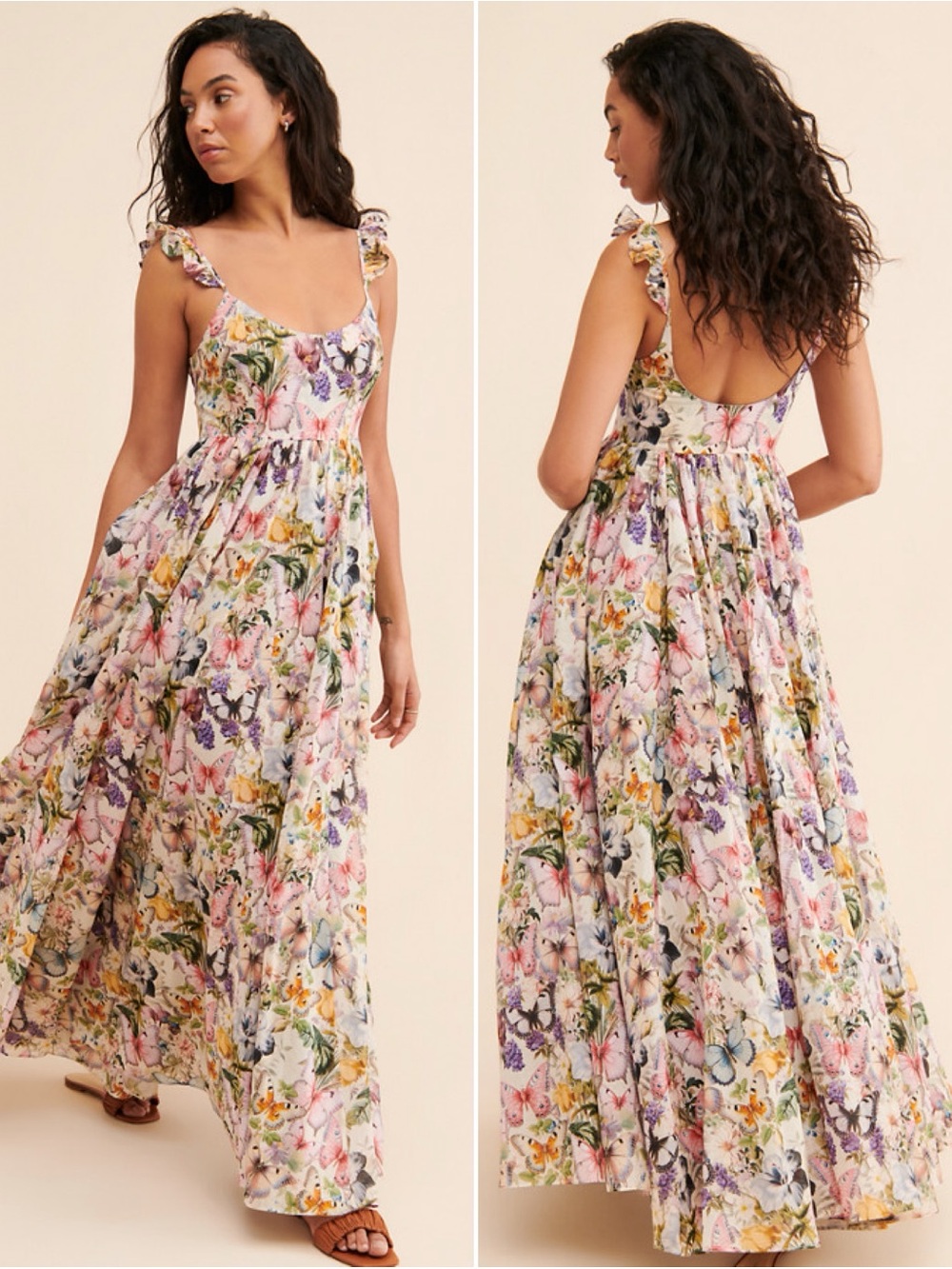 Selkie The Penny Lane Dress in Butterfly Botanics Size M